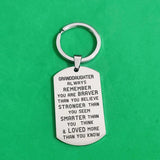 Birthday Keys Holder Stainless Steel Keyring Gift