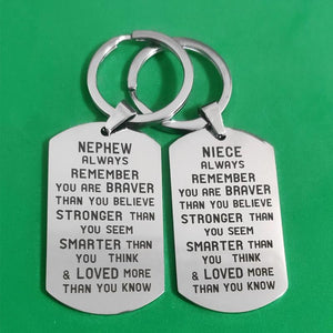 Military Tags Carabiner for Keys Stainless Steel Keyring Ornaments