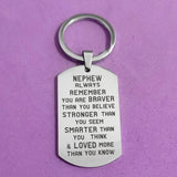 Lettering Military Tags Nephew Niece Keyring Birthday DIY Ornaments