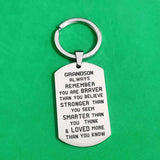 Car Keys Holder for Granddaughter Grandson Birthday Keyring Gift