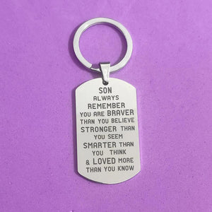Creative Keys Holder Kid Graduation Birthday Stainless Steel Keyring