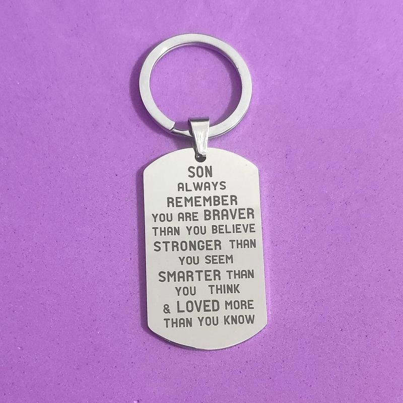 Creative Keys Holder Kid Graduation Birthday Stainless Steel Keyring