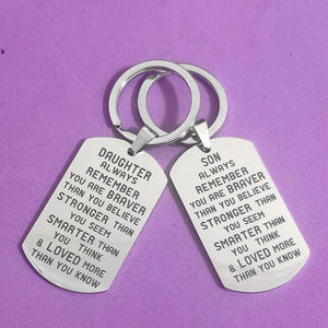 Creative Keys Holder Kid Graduation Birthday Stainless Steel Keyring