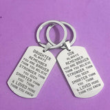 Creative Keys Holder Kid Graduation Birthday Stainless Steel Keyring