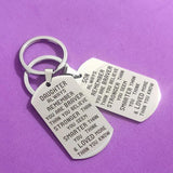 Creative Keys Holder Kid Graduation Birthday Stainless Steel Keyring