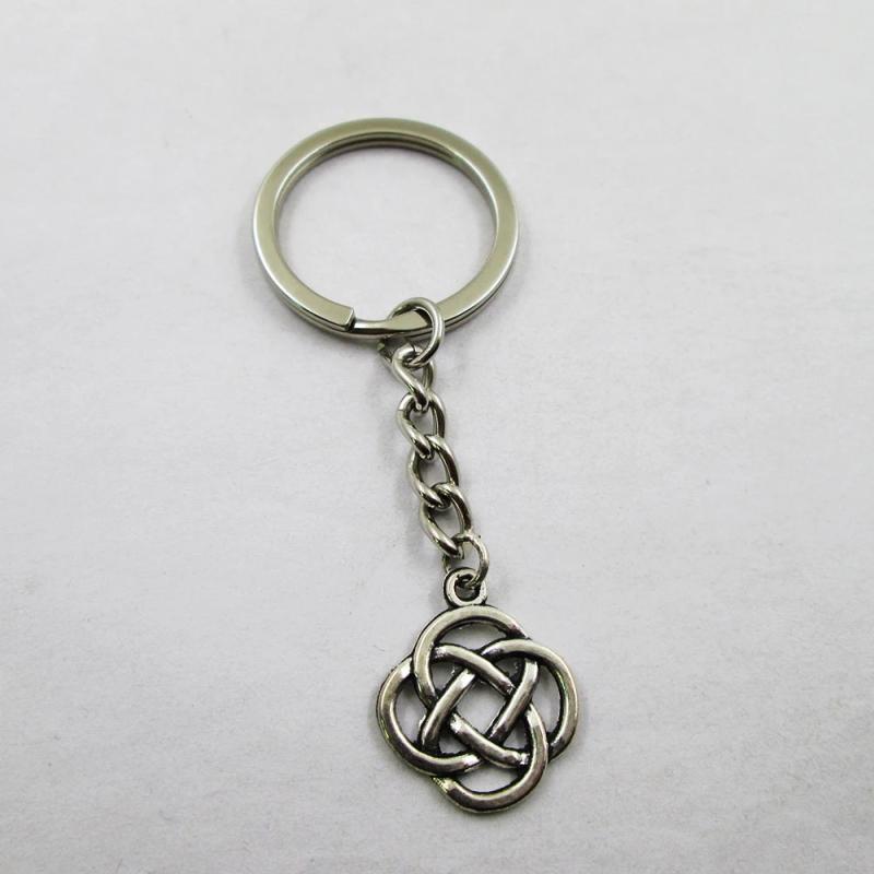 3pcs/lot Knot Charm Keyring, Birthday Present Pendant Keychain