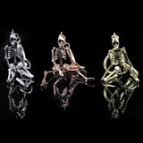 Skull Keychains For Couples Foldable Skeleton Key Chains Key Rings Bag Charm