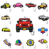 Rocket Keyring Vehicle Series PVC Keychain for Car Key Accessories