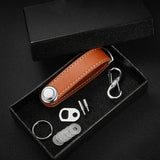 Leather Keychain Holder Smart Key Organizer