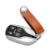 Leather Keychain Holder Smart Key Organizer