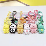 Rabbit Cartoon Keychain Car Accessories Jewelry Gift