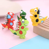 10PCS Dinosaur Keychains PVC Animal Pendant Doll Key Chain Jewelry Gift