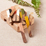 5pcs Resin Wood Charms Bohemian Earrings Pendants DIY Wooden Statement Jewelry