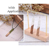 5pcs Resin Wood Charms Bohemian Earrings Pendants DIY Wooden Statement Jewelry