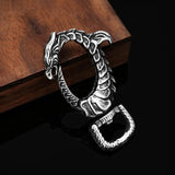 Nordic Vikings Dragon Keychain Men Nidhogg Keyring