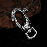 Nordic Vikings Dragon Keychain Men Nidhogg Keyring