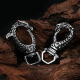 Nordic Vikings Dragon Keychain Men Nidhogg Keyring