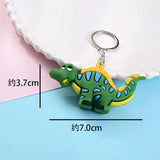 10pcs Dino Key Chain Acrylic Animal Pendant Keychain Jewelry