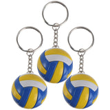 3 Pcs Volleyball Basketball Keychain Party Favors Women Plastic Holder Miss