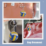 3 Pcs Volleyball Basketball Keychain Party Favors Women Plastic Holder Miss