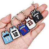 PVC Sport Jersey Keychain Key Rings Key Holders Fit Adult Car Keys