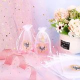 25Pcs Thank You Organza Gift Bag for Wedding Baby Shower