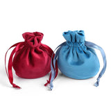 5pcs Velvet Bags Drawstring Pouches Wedding Christmas Party Decoration