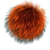 Real Raccoon Fur Ball Pompom Keychain Pendant Women Girls Accessories