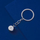 Metal Personality Dice Keyfob Keyring Keychain for Men Women