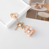 Mini Handbag Lock Keychain Car Pendant Metal Keyring