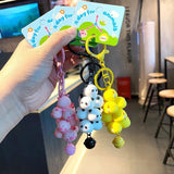 Cute Animal Keychain and Bag Accessory Set