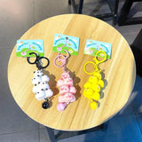 Cute Animal Keychain and Bag Accessory Set
