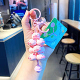 Cute Animal Keychain and Bag Accessory Set