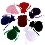 Velvet Drawstring Bag Jewelry Packaging Wedding Christmas Candy Pouches