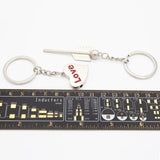 Love Arrow Couples Keychains Men Women Bag Pendant Trinket