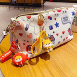 Funny Shiba Inu Keychain Couple Key Ring Bag Pendant Gift