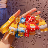 Funny Shiba Inu Keychain Couple Key Ring Bag Pendant Gift