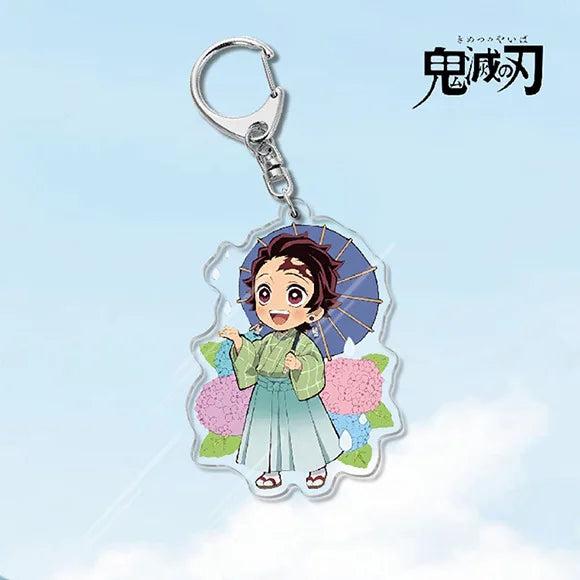 Demon Slayer Acrylic Keychains Pendant Anime Cosplay Peripheral