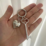 Heart Keychain Y2K Keyring Handbag Accessory
