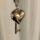 Heart Keychain Y2K Keyring Handbag Accessory