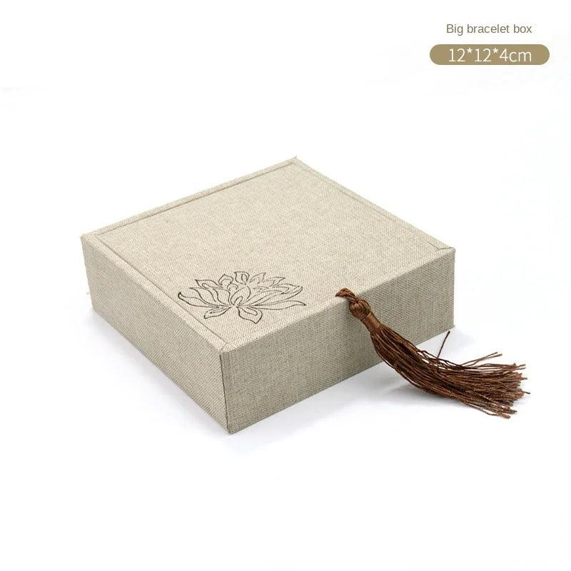 Satin & Velvet Jewelry Box - Baby Shower