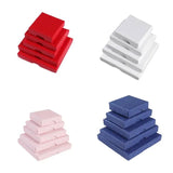 5pcs Thin Square Jewelry Box Bracelet Packaging Red