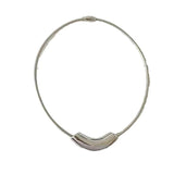 Stainless Steel Arc Chokers Necklace For Women Girl Holiday Gift