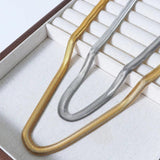 Stainless Steel Women'S Necklace Blade Chain Hip Hop Jewelry