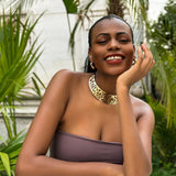 Exaggerated Metal Wire Torques Choker Necklace