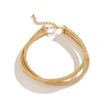 Chunky Twisted Torques Choker Necklace Women Men