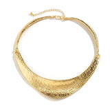 Punk Heavy Metal Wire Torques Choker Necklace for Women