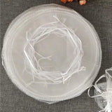 10/50/100pcs Tulle Organza Drawstring Pouch Wedding Bags 5Z