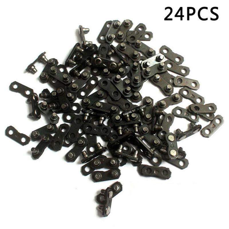 24 Sets Chainsaw Chain Master Link Repair Tool Garden Tie Straps