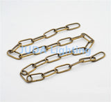 Vintage Bronze Bearing Drag Chains for Retro Chandelier Crystal Lamp